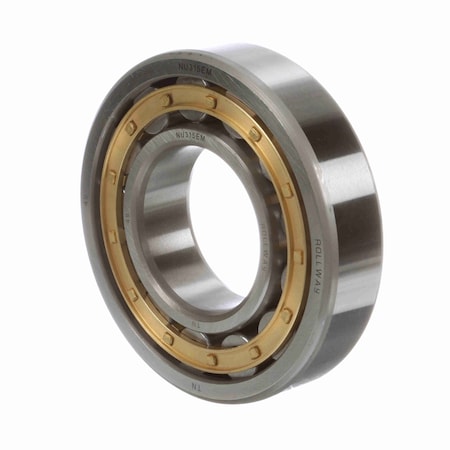 Rollway Cylindrical Bearing - Caged Roller - Straight Bore - Unsealed NU 319 EM